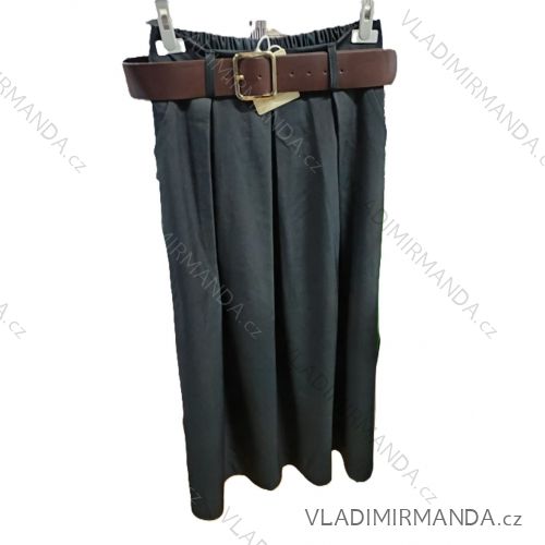 Sukňa dlhá s opaskom dámska (S/M/L ONE SIZE) TALIANSKA MÓDA IMSM25109