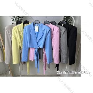 Sako krátke elegantný dlhý rukáv dámske (S/M/L ONE SIZE) TALIANSKA MÓDA IMPLP2567380013