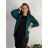 Sako elegantný dlhý rukáv dámske nadrozmer (48/50/52 ONE SIZE) TALIANSKA MÓDA IMD25513