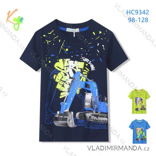 Tričko krátky rukáv detské chlapčenské (98-128) KUGO HC9342