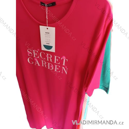 Košeľa nočná krátky rukáv dámska  M-2XL BENTER BES25-46691