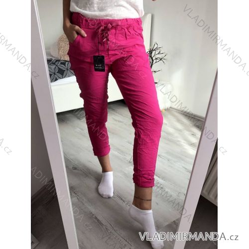 Nohavice strečové dámske (S/M/L ONE SIZE) TALIANSKA MÓDA IM525STELA
