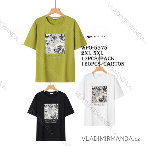 Tričko krátky rukáv pánske nadrozmer (2XL-5XL) GLO-STORY GLO25WPO-5575