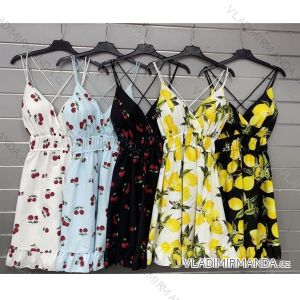 Šaty krátke na ramienka dámske (XS/S/M ONE SIZE) TALIANSKA MÓDA IMWGB25271