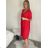Šaty oversize krátky rukáv dámske nadrozmer (60/62 ONE SIZE) TALIANSKA MÓDA IMD24056