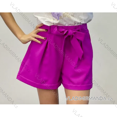 Kraťasy šortky elegantné dámske (S/M ONE SIZE) TALIANSKA MÓDA IMPDY25MDUE991227