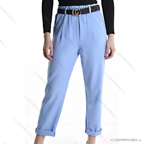 Nohavice s opaskom dlhé dámske (S/M ONE SIZE) TALIANSKA MÓDA IMPDY25LC5972