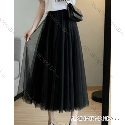 Sukňa dlhá skladaná dámska (S/M ONE SIZE) TALIANSKA MÓDA IMPDY25XINH1915
