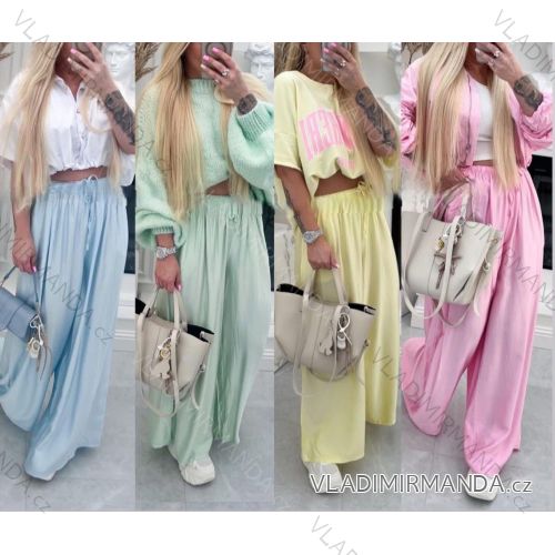 Nohavice dlhé oversize dámske (S/M/L ONE SIZE) TALIANSKA MÓDA IMWHP25326