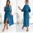 Šaty košeľové 3/4 dlhý rukáv dámske (XS/S/M ONE SIZE) TALIANSKA MÓDA IMD25030