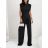 Súprava elegantné tričko bez rukávov a nohavice dlhé dámske (XS/S/M ONE SIZE) TALIANSKA MÓDA IMD25034