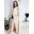 Šaty elegantné spoločenské na ramienka dámske (S/M ONE SIZE) TALIANSKA MÓDA IMM22fs52571