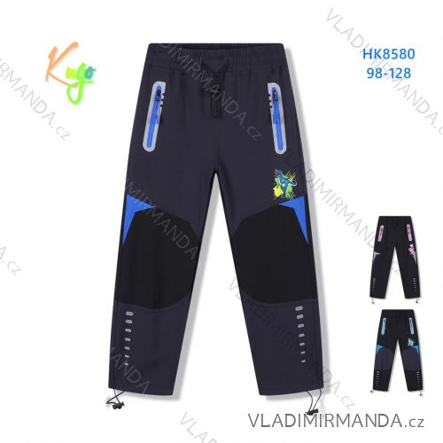 Nohavice dlhé outdoorové detské dievčenské a chlapčenské (98-128) KUGO HK8580