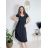 Šaty krtké letné krátky rukáv dámske (S/M/L ONE SIZE) TALIANSKA MÓDA IM425MARIA-L/DUR S / M béžová