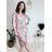 Šaty elegantný dlhý rukáv dámske (S/M ONE SIZE) TALIANSKA MÓDA IMWM23891/DU ružová S/M