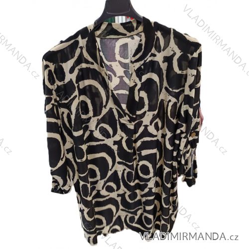 Košeľa elegantná 3/4 dlhý rukáv dámska (S/M/L ONE SIZE) TALIANSKA MÓDA IM325013