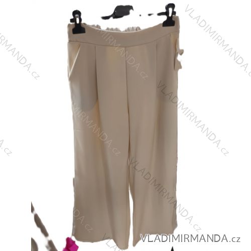 Nohavice elegantné dámske (S/M/L ONE SIZE) TALIANSKA MÓDA IM325030