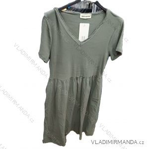 Šaty krátke voľnočasové letné krátky rukáv dámske (42/44/46 ONE SIZE) TALIANSKA MÓDA IMSM25191
