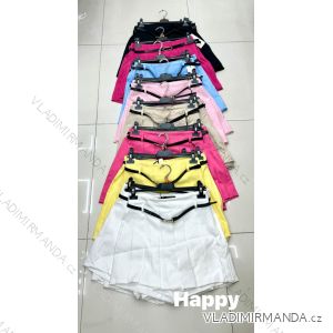 Sukňa krátka s opaskom dámska (S-XL) TALIANSKA MÓDA IMWHP25407