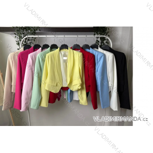 Sako krátke elegantný dlhý rukáv dámske (S/M/L ONE SIZE) TALIANSKA MÓDA IMPLP2486440090