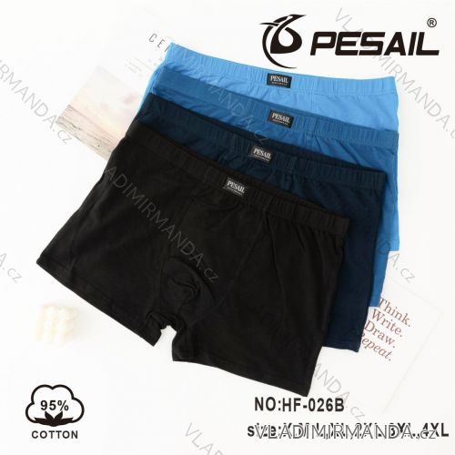 Boxerky bavlnené pánske nadrozmer (S-4XL) PESAIL PES25HF-026B