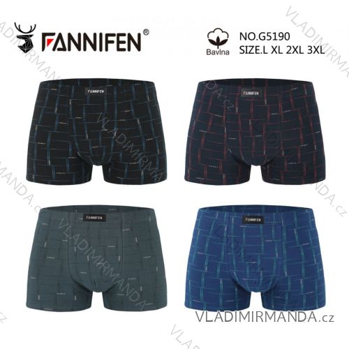 Boxerky pánske (L-3XL) FANNIFEN PES25G5190