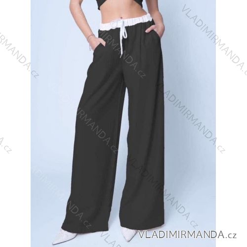 Nohavice dlhé letné dámske (XS/S/M ONE SIZE) TALIANSKA MÓDA IMD25082