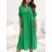 Šaty košeľové krátky rukáv dámske (XS/S/M ONE SIZE) TALIANSKA MÓDA IMD25090