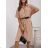 Šaty košeľové s opaskom krátky rukáv dámske (XS/S/M ONE SIZE) TALIANSKA MÓDA IMD25096