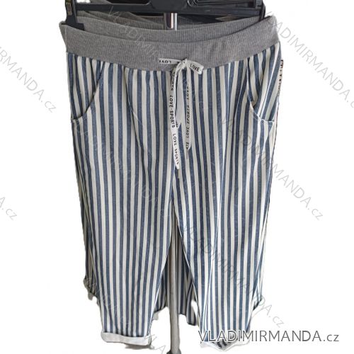 Kalhoty letní dámské (S/M/L ONE SIZE) ITALSKÁ MÓDA IM725107