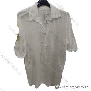 Košeľa predĺžená 3/4 dlhý rukáv dámska (S/M/L ONE SIZE) TALIANSKA MÓDA IM725110