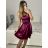 Šaty elegantné spoločenské na ramienka dámske Lolita (XS/S ONE SIZE) TALIANSKA MóDA IM322461/DUR XS/S béžová