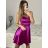 Šaty elegantné spoločenské na ramienka dámske Lolita (XS/S ONE SIZE) TALIANSKA MóDA IM322461/DUR XS/S béžová