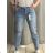 Nohavice rifle dlhé dámske mom (XS-XL) TP JEANS TPJ25T093-11/DUR XS modrá