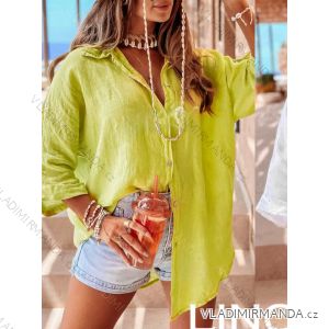 Košeľa klasik 3/4 dlhý rukáv dámska (S/M/L ONE SIZE) TALIANSKA MÓDA IMWAD25550