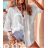 Košeľa klasik 3/4 dlhý rukáv dámska (S/M/L ONE SIZE) TALIANSKA MÓDA IMWAD25550