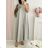 Overal dlhý elegantný letný bez rukávov dámsky (S/M/L ONE SIZE) TALIANSKA MÓDA IMWAD25555