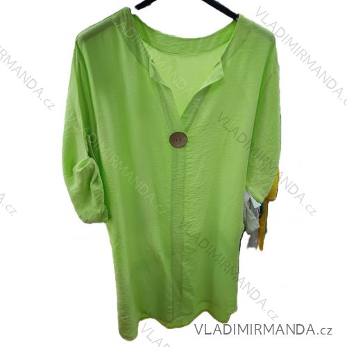 Tunika 3/4 dlhý rukáv dámska nadrozmer (42/44/46 ONE SIZE) TALIANSKA MÓDA IMSM25001