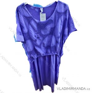 Šaty so svetrom krátky rukáv dámske nadrozmer (42/44/46 ONE SIZE) TALIANSKA MÓDA IMSM25011