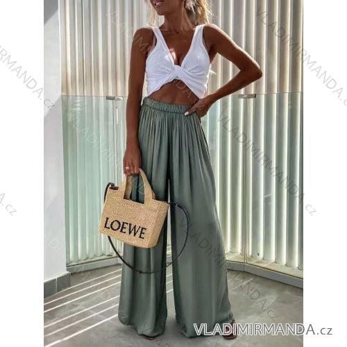 Nohavice dlhé letné dámske (S/M/L ONE SIZE) TALIANSKA MÓDA IMD25125