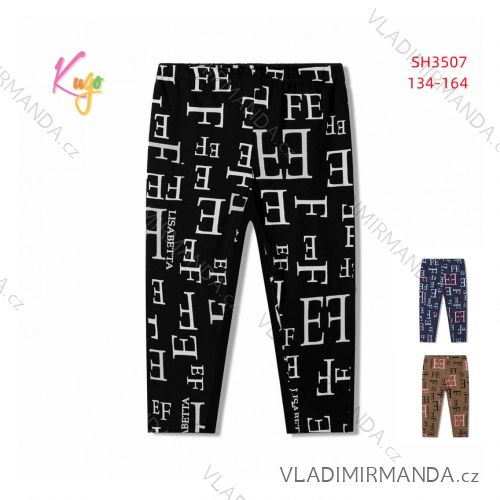 Legíny 3/4 krátke dorast dievčenské (134-164) KUGO SH3507