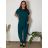 Kalhoty letní dlouhé aladinky icecool dámské (L/XL/2XL ONE SIZE) ITALSKÁ MÓDA IM323ICEC/DR XL/2XL zelená