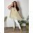 Tunika elegantní s přívěskem krátky rukáv dámska nadrozmer ENNA (54/56/58 ONE SIZE) TALIANSKA MÓDA IMSM25ENNA
