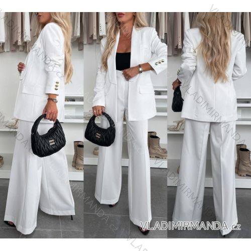 Súprava elegantné sako a nohavice dámska (S-XL) TALIANSKA MÓDA IMWHP25618