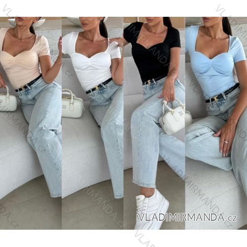 Body krátky dámske (XS/S/M ONE SIZE) TALIANSKA MÓDA IMWHP25621