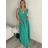 Šaty elegantní společenské dlouhé na ramínka dámské (XS/S/M/L ONE SIZE) ITALSKÁ MÓDA IM322045
