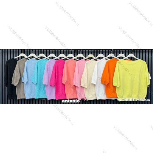 Svetr alpaka3/4 dlouhý rukáv dámský (XS/S/M ONE SIZE) ITALSKÁ MÓDA IMWCA25724