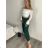 Nohavice letné dlhé oversize dámske ELENA (S/M/L ONE SIZE) TALIANSKA MÓDA IMD24130/DUR smaragdová S/M/L