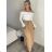 Sukňa dlhá s vreckami dámska PALOMA (S/M/L ONE SIZE) TALIANSKA MÓDA IMD25054