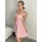 Šaty plesové elegantné na ramienka dámske (S/M ONE SIZE) TALIANSKA MóDA IM322303/UL S/M kráľovská modrá